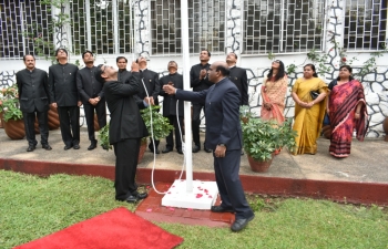 Celebration of India's Independence Dayâ€™ on 15th August 2018 at India House in the presence of Indian nationals and persons of Indian origin and Ghanaian friends of India.