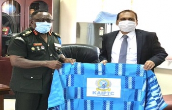 High Commissioner  visits Kofi Annan International Peace Keeping Training Centre in Accra