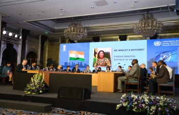 Foreign Minister, Ayorkor Botchwey, of Ghana participated in the first segment of the Special Meeting UN Security Council’s Counter-Terrorism Committee in Mumbai