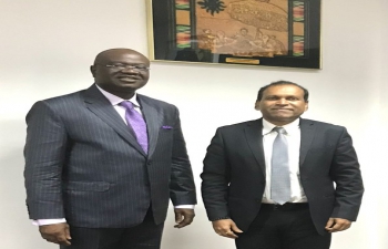 High Commissioner called on Hon. Kwaku Ampratwum-Sarpong, Dy Foreign Minister of Ghana 