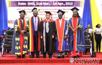 High Commissioner graduates with MPhil at 55th Congregation of University of Cape Coast 