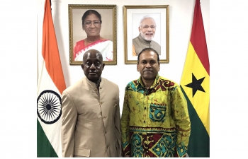 Hon. Simon Osei-Mensah, Ashanti Regional Minister called on High Commissioner