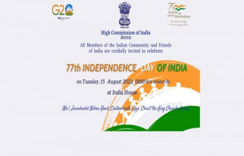 77th Independence Day celebrations at the High Commission