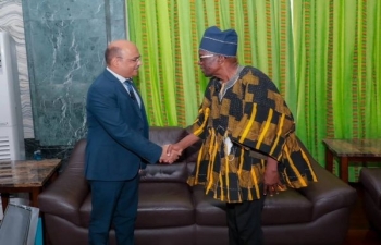 High Commissioner calls on Speaker, Parliament of Ghana