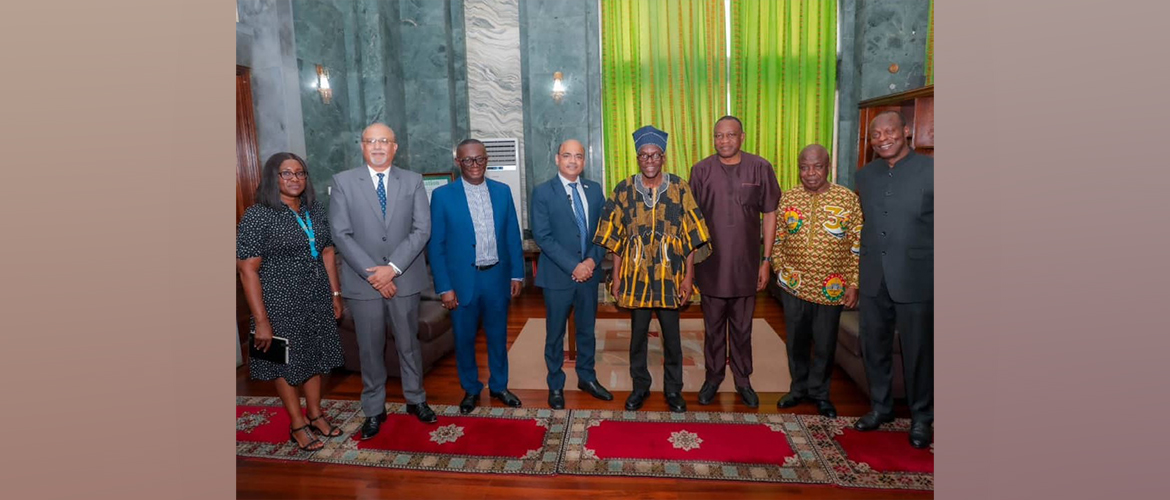 High Commissioner, Mr. Manish Gupta, called on Rt. Hon. Alban Sumana Kingsford Bagbin,
Speaker of Parliament in Ghana